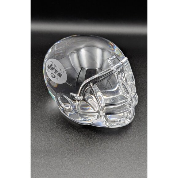Jets Tiffany And Co. NFL Football Team Crystal Helmet Made In Germany Exquisite - Picture 1 of 15